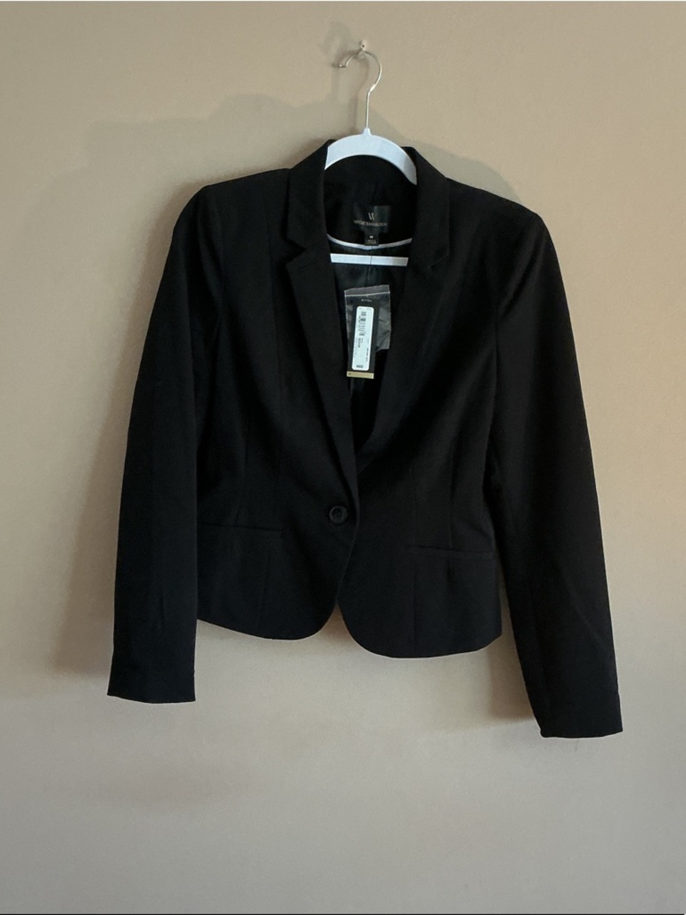 Worthington Black Single-Button Women's Blazer